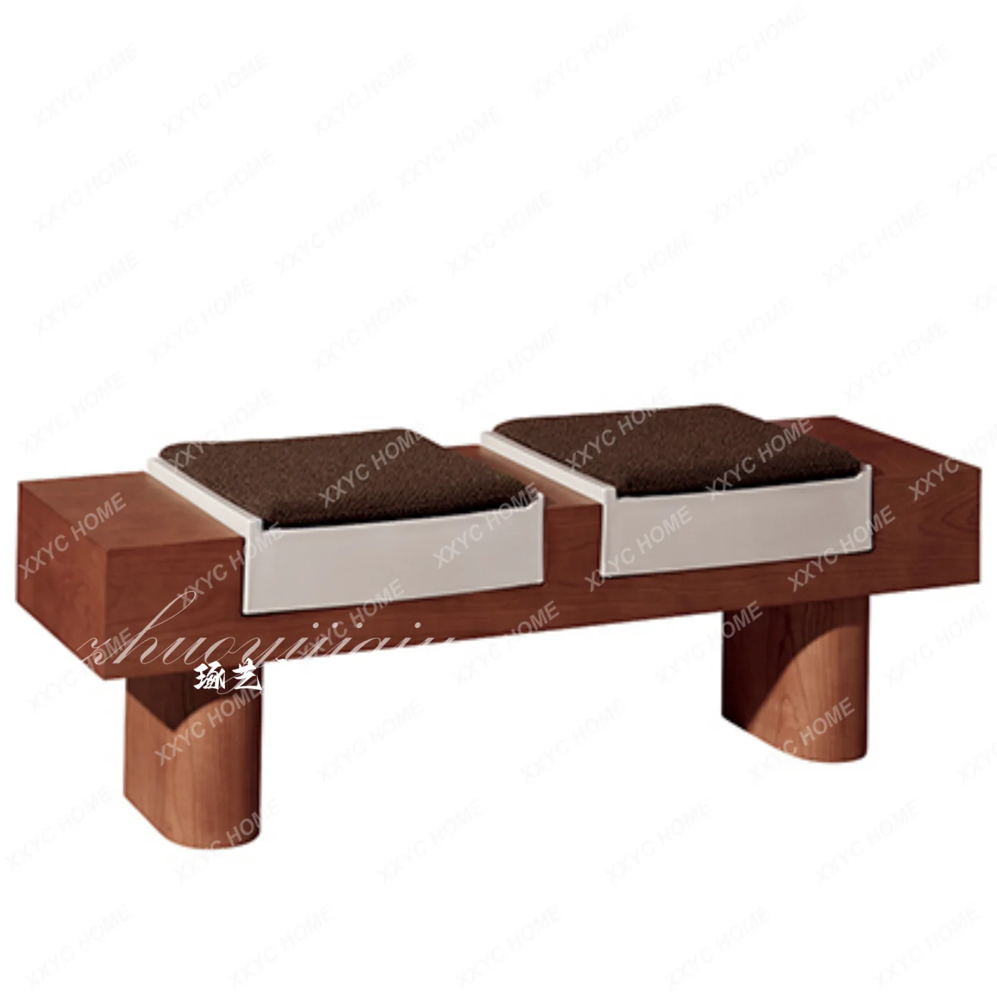 

Medieval style solid wood art strip surprise quiet wind living room sofa cloakroom shoe changing stool bedroom end stool