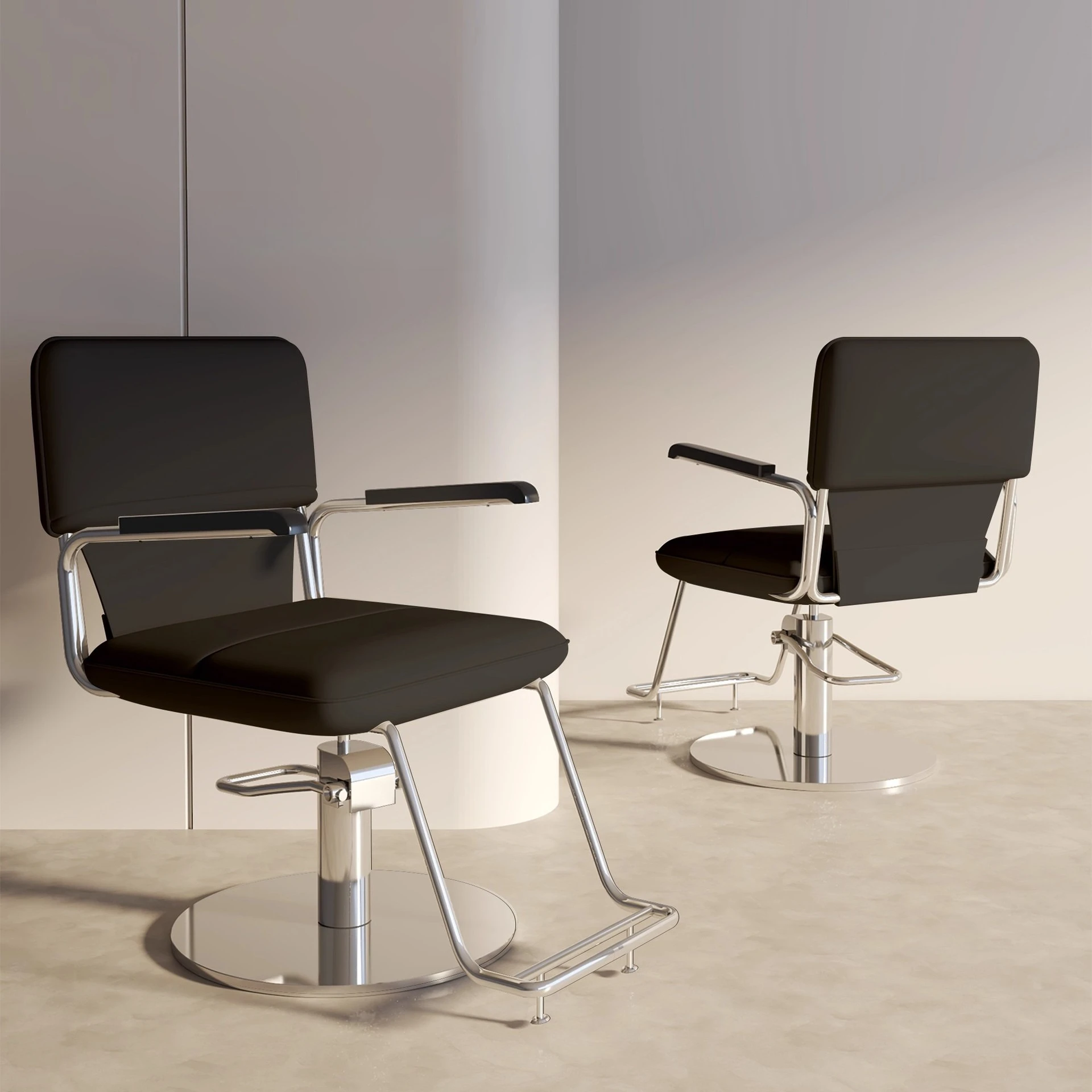 Barber shop hair salon special high-end simple perm and dyeing Internet celebrity hair salon stool modern hair cutting chair
