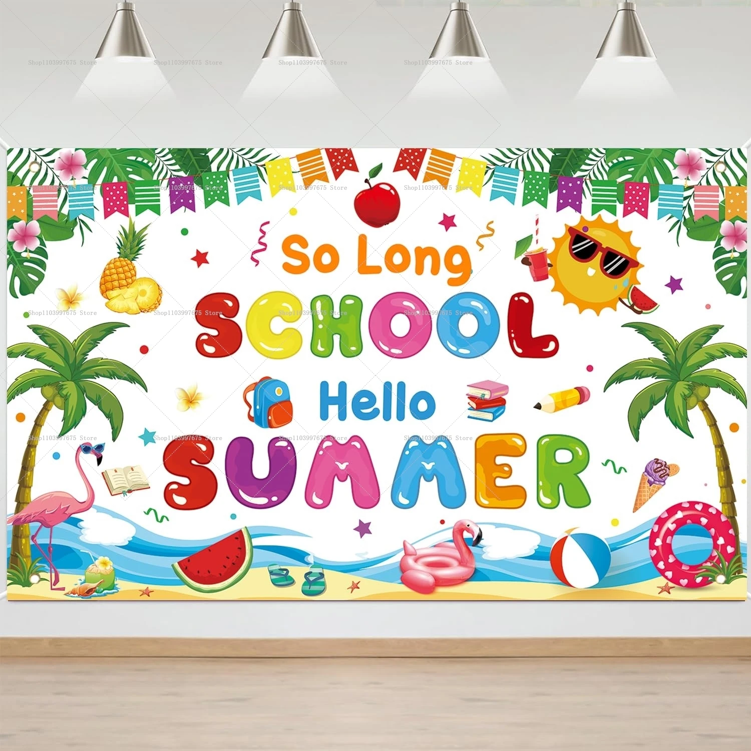 Summer Clothing Banner - Sfondi 2D per l'Ultimo Giorno di