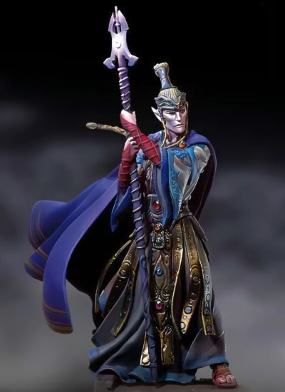 Model Kit Resin Kit 54087 Andrea Sulnar - Burning Wind Unassembled Sculpture for Hobbyists
