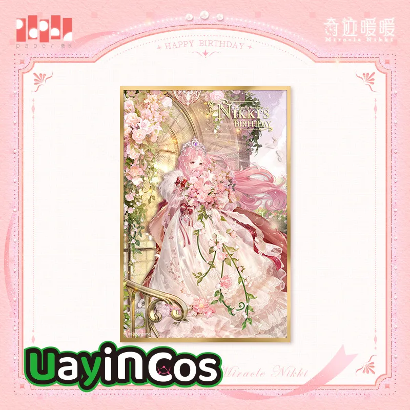 

Original Miracle Nikki Stand Shikishi Colored Paper Badge Laser Ticket Stuffed Plushies Doll Clothes Keychain Anime Game Toy Ki