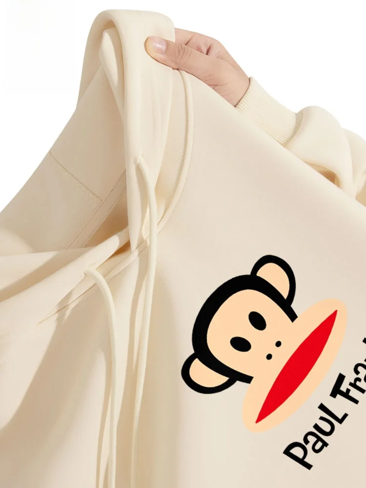 

Couple Matching Hoodies Loose Fit Printed Cotton Polyester Blend Casual Faion Urban Sle Spring Autumn Winter