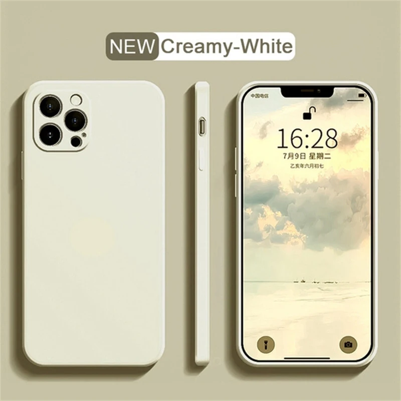 Original Liquid Silicone Phone Case for IPhone 15 14 13 11 12 Pro Max Mini XR XS 7 8 SE 14 Plus 15 Pro Max Protection Cas