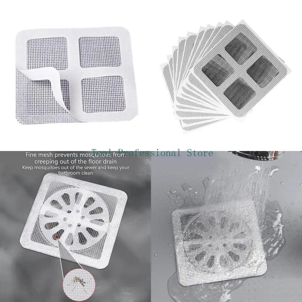 

57QF Upgrades Easy to Use Drain Cover Single Use Drain Stickers for Bathroom Kitchen