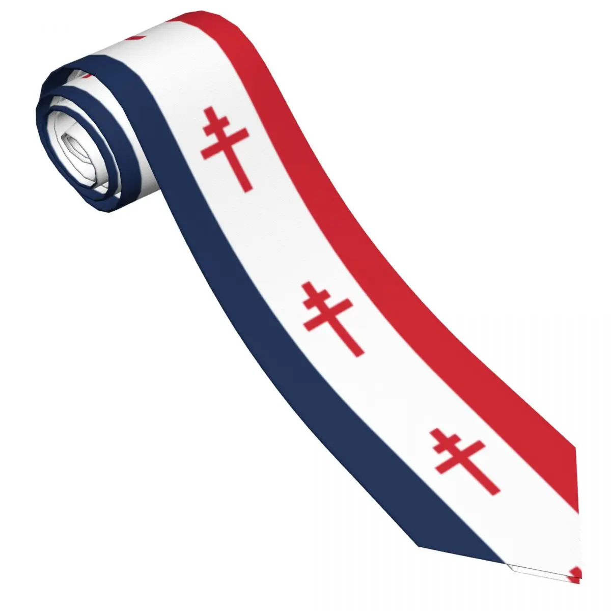 Flag Of Free France Tie For Men Women Necktie Tie Clothing Accessories