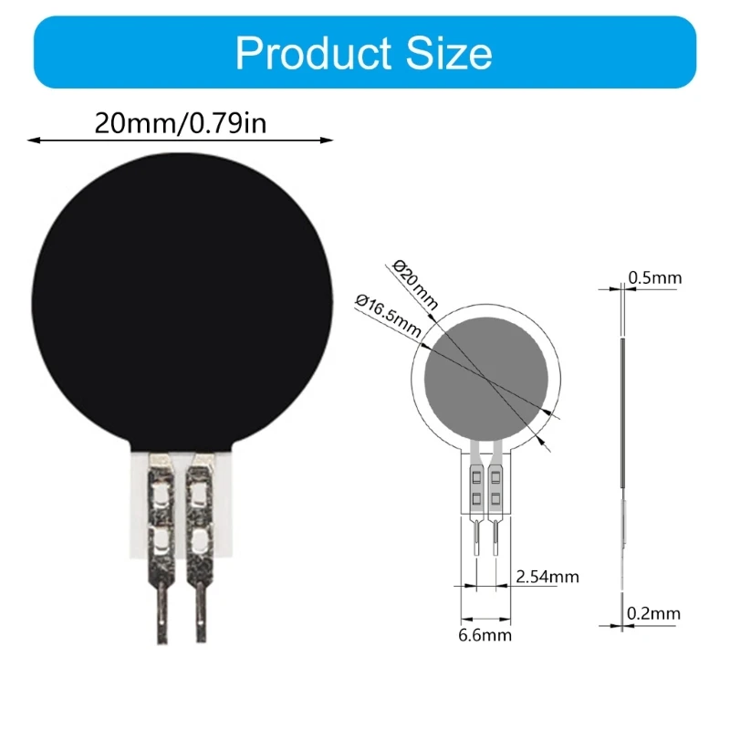 652F Film per sensori a pressione a pressione affidabile