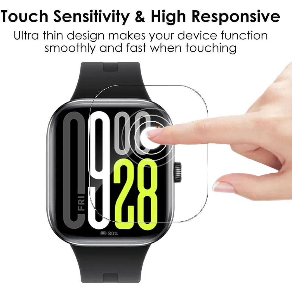 1-5PCS Soft Hydrogel Films for Redmi Watch 5 Active Lite 4 Full Coverage Clear Smartwatch Screen Protector Guard Accessories image 3