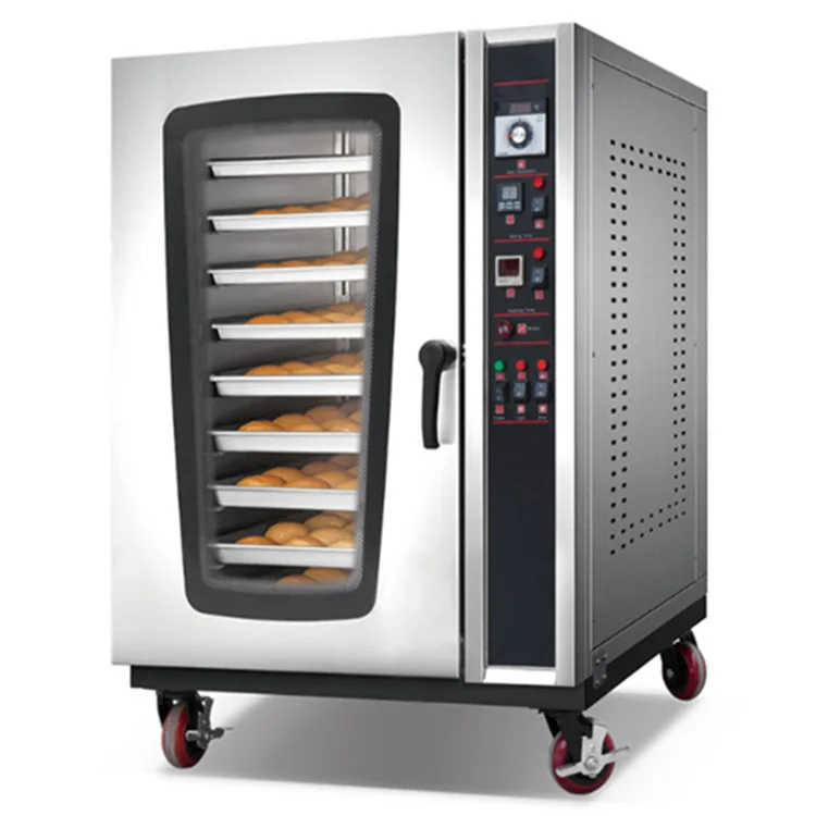 

Commercial 10 Electric Grilled Bread Oven with Detachable Plate Hot Air Circulating Moon Cake Oven for Bakery Baking Equipment
