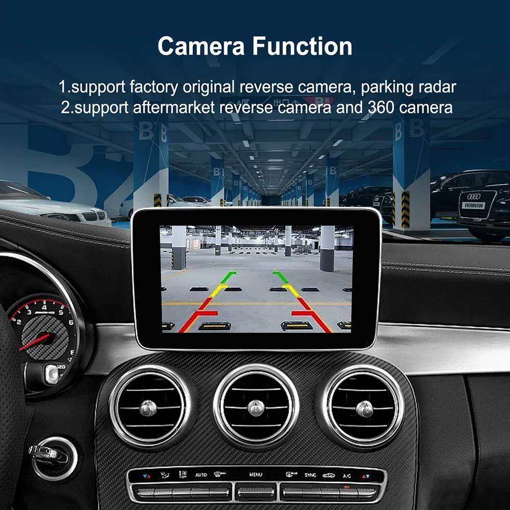 Wireless CarPlay Nachrüst-Kit Für Mercedes NTG 5.0 (2014–2019) – Plug & Play Mit Android Auto, Mirror Link & Rückfahrkamera-Support