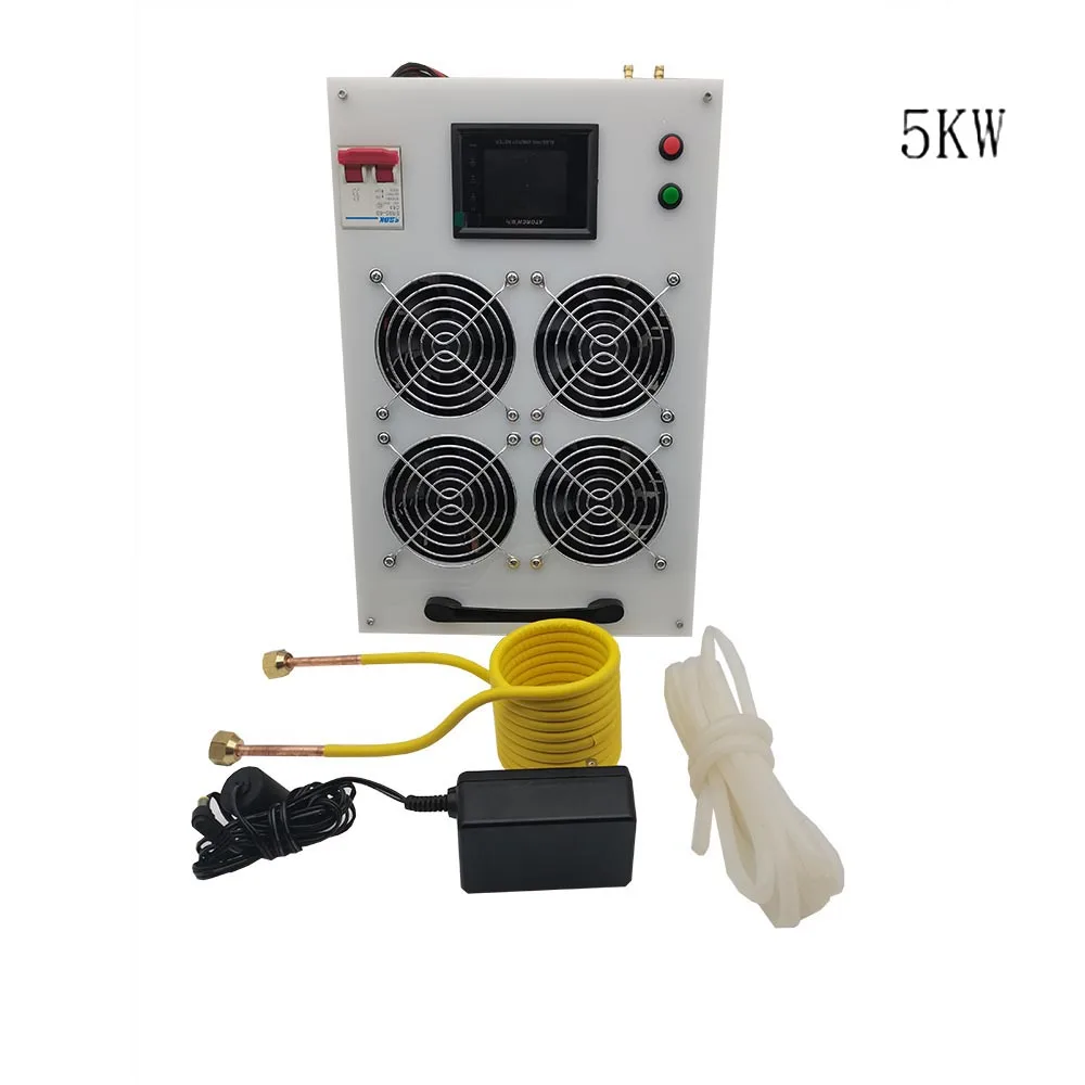 NEW 5000W High Frequency Induction Heater Induction Heating Machine Metal Smelting Furnace