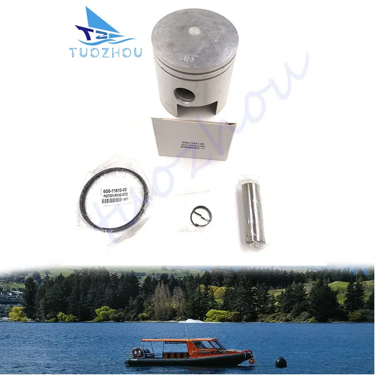 

Комплект поршней (стандартный) для 2-тактного подвесного мотора Yamaha 20 л.с. 25 л.с. 664-11631-00 Диаметр 67 мм 664-11631 6G0-11631 6G0-11631-00