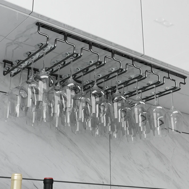 

Shelf Storage Bar Cabinet Wine Rack Display Bartender Shop Metal Bar Cabinet Wine Rack Portable Wall Vitrina Club Furniture