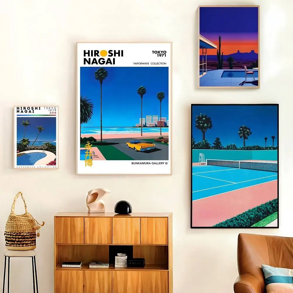 

Art H-Hiroshi Nagai Poster Home Decor Poster Paper Print For Living Room Bedroom Entryway Bar Cafe Wall Art Painting