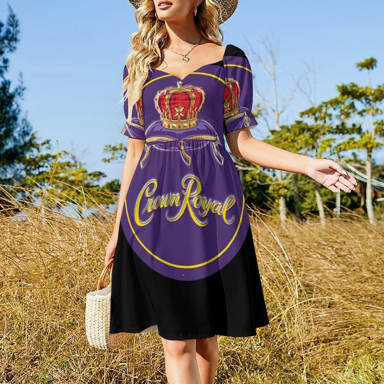 Crown Royal Essential Logo Essential Sleeveless Dress women's summer jumpsuit Women's skirt