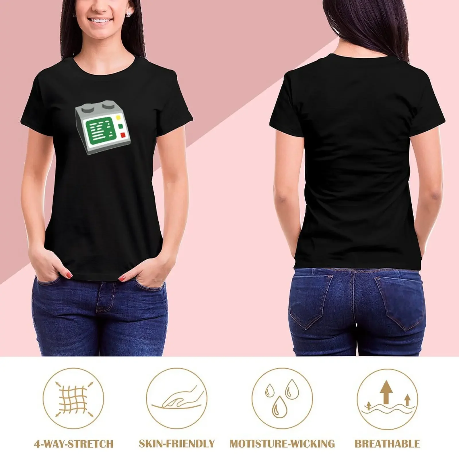 Toy Brick Computer Console T-Shirt Female clothing quick drying aesthetic clothes t-shirt dress for Women sexy