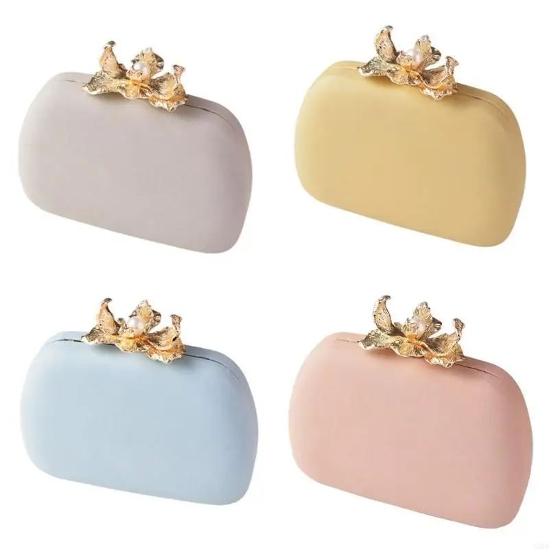 

Stylish Floral Decorated Evening Bag Handbag for Special Occasion and Daily Use