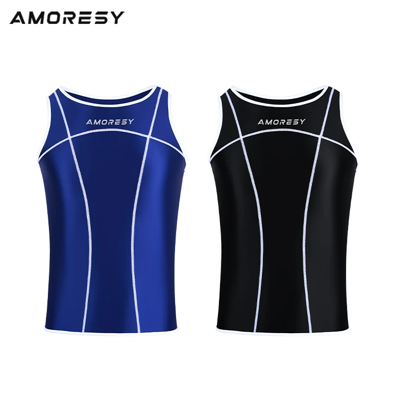 AMORESY Uranus series spandex tight sports hurdle vest Pants