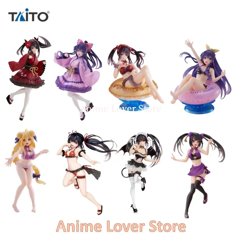 In Stock Original Taito Coreful DATE A LIVE Tokisaki Kurumi Yatogami Tohka Anime Figure Toys for Boys Girls Kids Gift