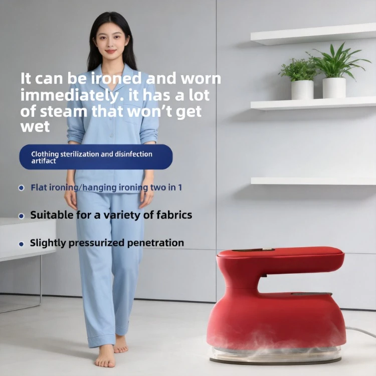 Handheld Garment Steamer Household Mini Portable Steam Iron Fast Heating Wrinkle Remover Travel Use