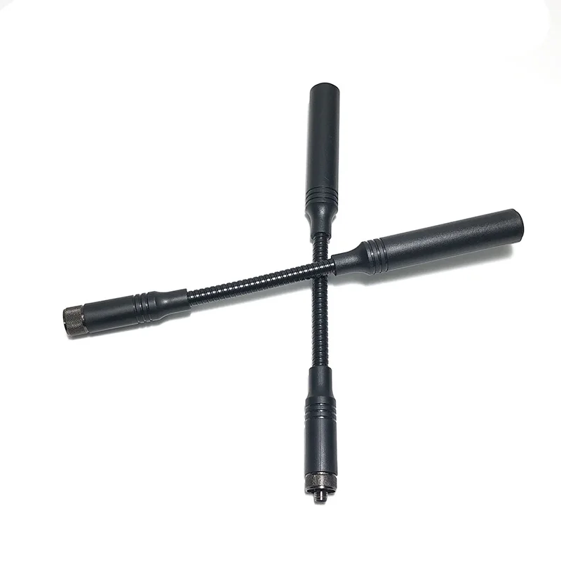 BAOFENG Walkie Talkie Goose Tube Antenna 23CM 144-430MHz Tactical Antenna For BAOFENG Two Way Radio Optional SMA-Female/SMA-Male