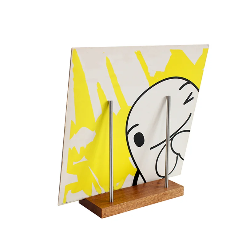 رف تخزين سجل الفينيل ، رف عرض ، تفكيك ذاتي التجميع