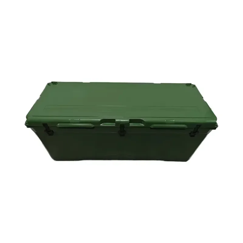 240QT Rotomolded Insulated Cooler Box, Heavy Duty Hard Shell Ice Cooler, Thermal Retention Container for Fishing and Party Food