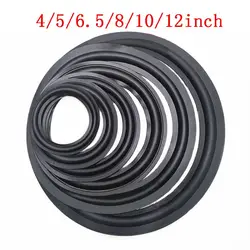 Speaker Surround Edge Rings Repair Kit 2Pcs 4/5 /6.5/8/10 Inches DIY Speaker Surround Repair Rubber Replacement