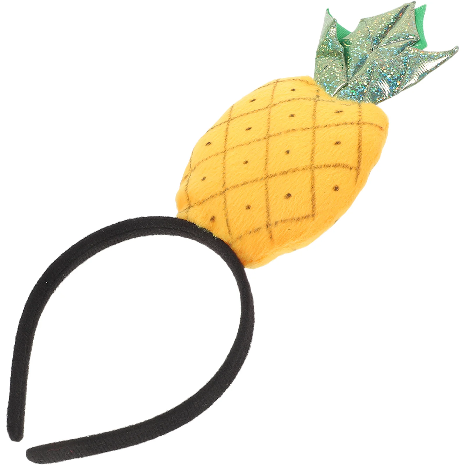 

FOYTOKI Pineapple Headband Hawaii Party Supplies Fruit Headdress Plastic Hair Hoops for Parties Festival Cosplay Decor