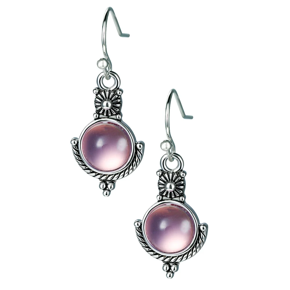 

Moonstone Earrings Fashion Ear Decor Women Accessories Jewelry Drop Light Comfortable Wear Match Dress Premium Material Durable