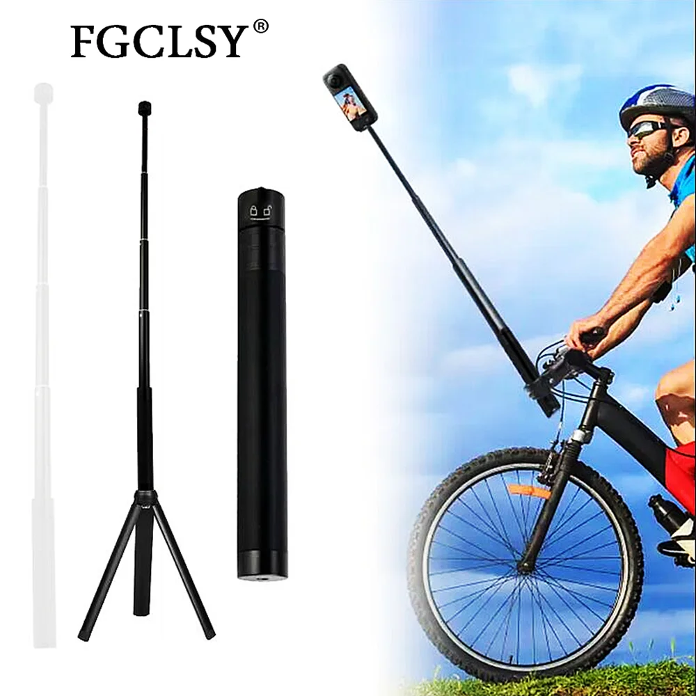 FGCLSY 2in1 Metall Stativ Selfie Stick Verlängern Halter Teleskop Stange für DJI Osmo Pocket 3 Kamera Gimbal Zubehör