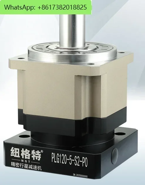 It is equipped with 1KW2KW3KW servo motor high-precision helical planetary reducer PLG120