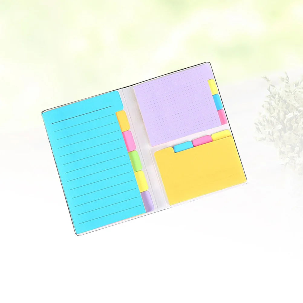 Colorful Tearable Paper Notes Reusable Adhesive Stickers for Home Office School College Memo Stickers