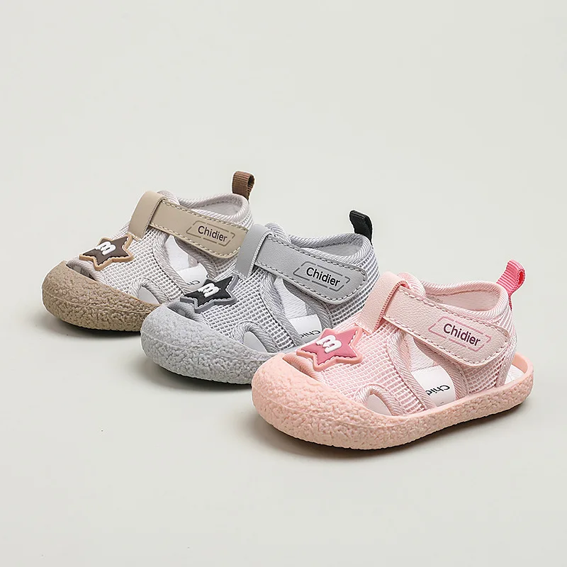 Children's Shoes Baby Boys Girls Summer Sandals Non-slip Soft Sole Toddler Sandals Breathable Sweat Sandals Sneakers