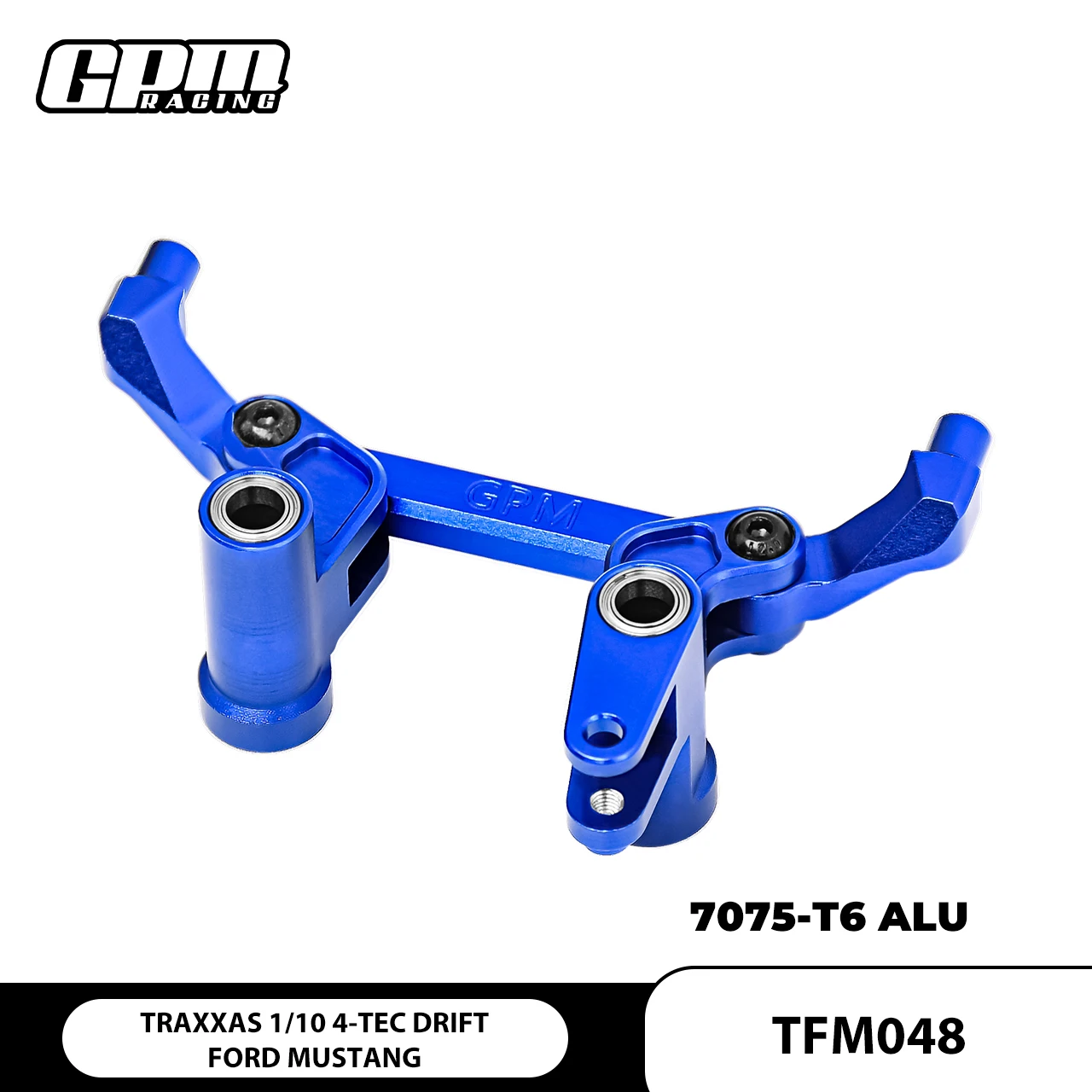 

GPM 7075 Alu Front Steering Bellcranks For TRAXXAS 1/10 4-TEC Drift Ford Mustang