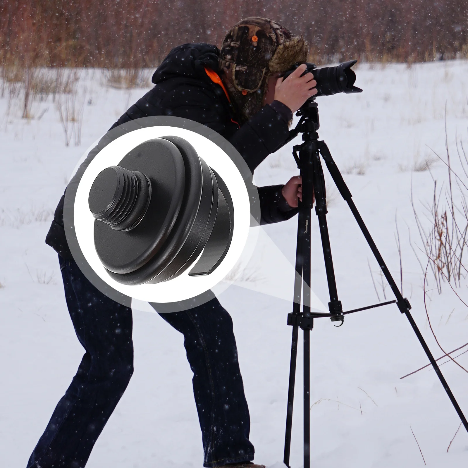 

Camera Tripod Hook Accessory Compatible for Gitzo Gt1545t Gt2545t Ergonomic Stabilizer Mount Lightweight Portable Photography