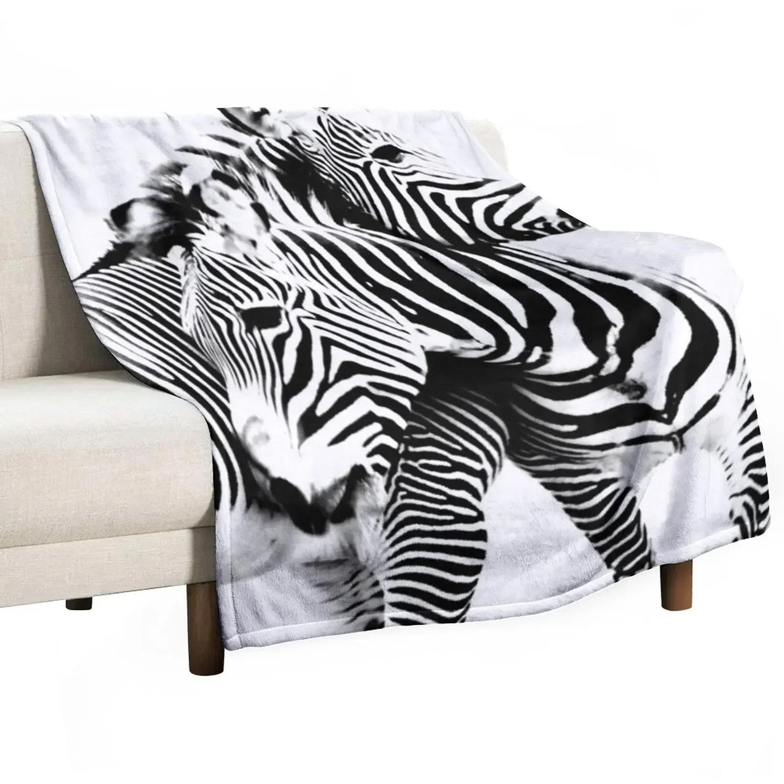 Grevy's Zebras Throw Blanket Baby Hairy Travel Blankets