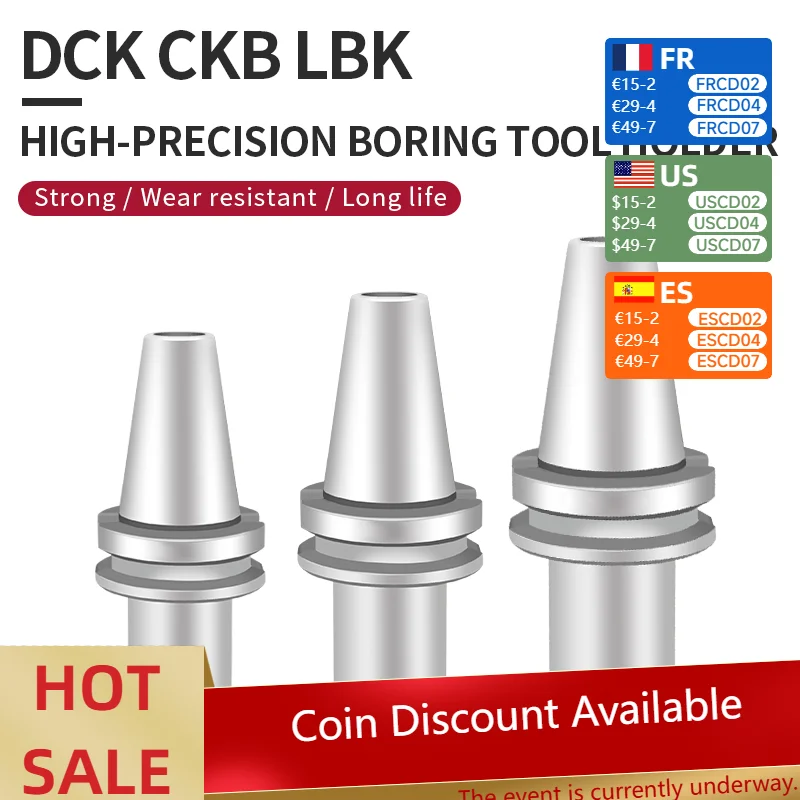 

Держатель инструмента BT40 DCK1-6 CKB3 LBK5, 60/75/100 мм, 1 шт.