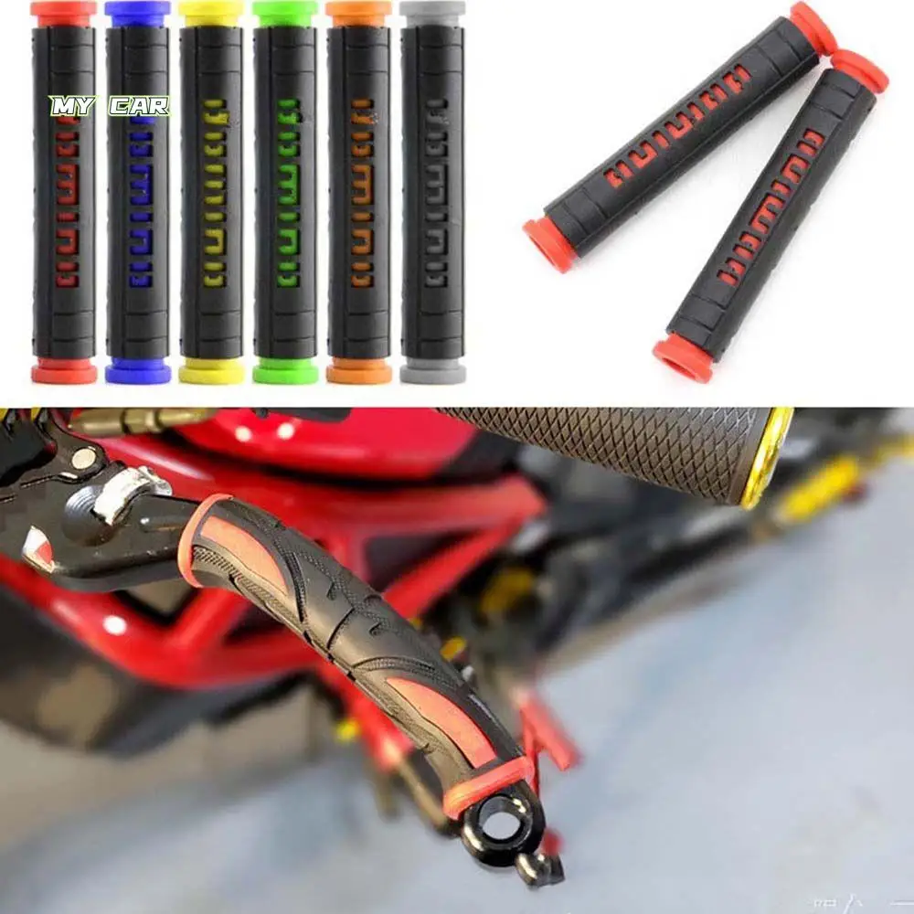 

Anti-skid Silicone Sleeve Motorbike Accessories Handle Grip Cover Protector Motorcycle Handlebar Grip Brake Handle Rubber Bar