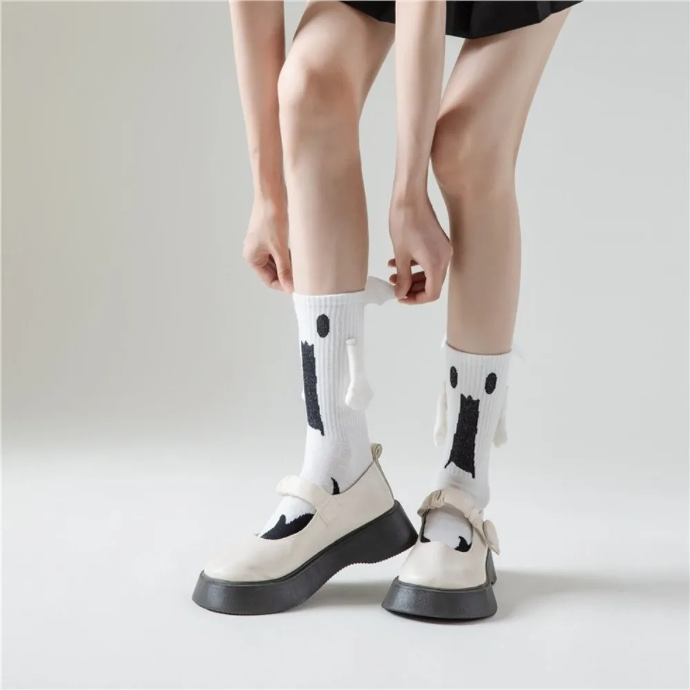 لطيف الجدة هالوين الجوارب تنفس الخفافيش نمط الجوارب المغناطيسية عقد اليد تصميم المغناطيسي زوجين الجوارب تأثيري