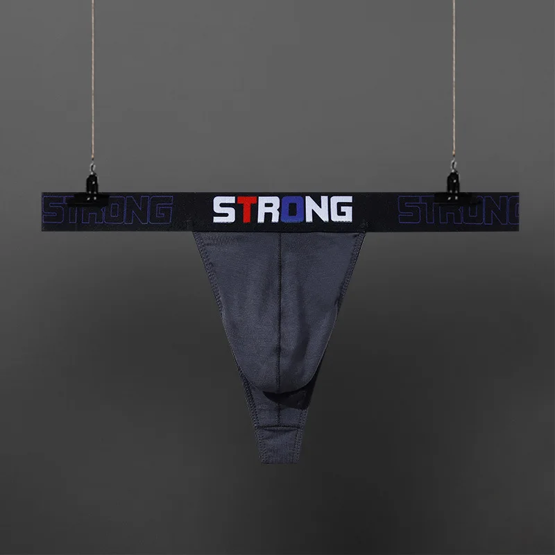 Bikini Men Thongs U Convex Pouch Underwear Buttocks Lifting Enhance T-Back Jockstrap Underpants Low Waist Jock Strap G Strings