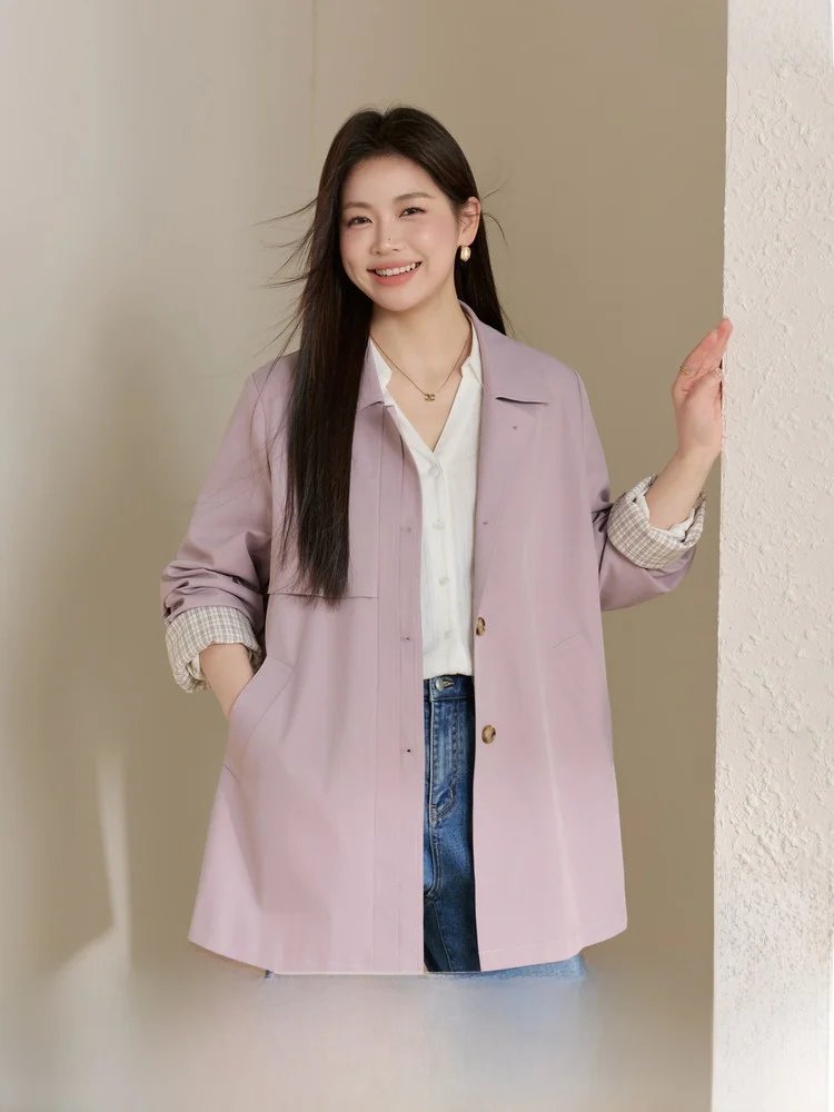 

Versatile mat Sle Coat Svel Open Cardigan plus Size Women's Spring Faion New Arrival Korean Sle Slim Fit