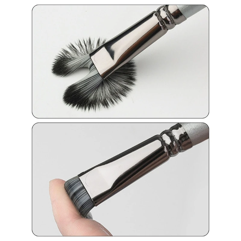 6 Chiếc Nghệ Sĩ Chuyên Nghiệp Cọ Sơn Phẳng/Xiên/Vòng/Đầu Nhọn Cọ Sơn Trang Sức Giọt