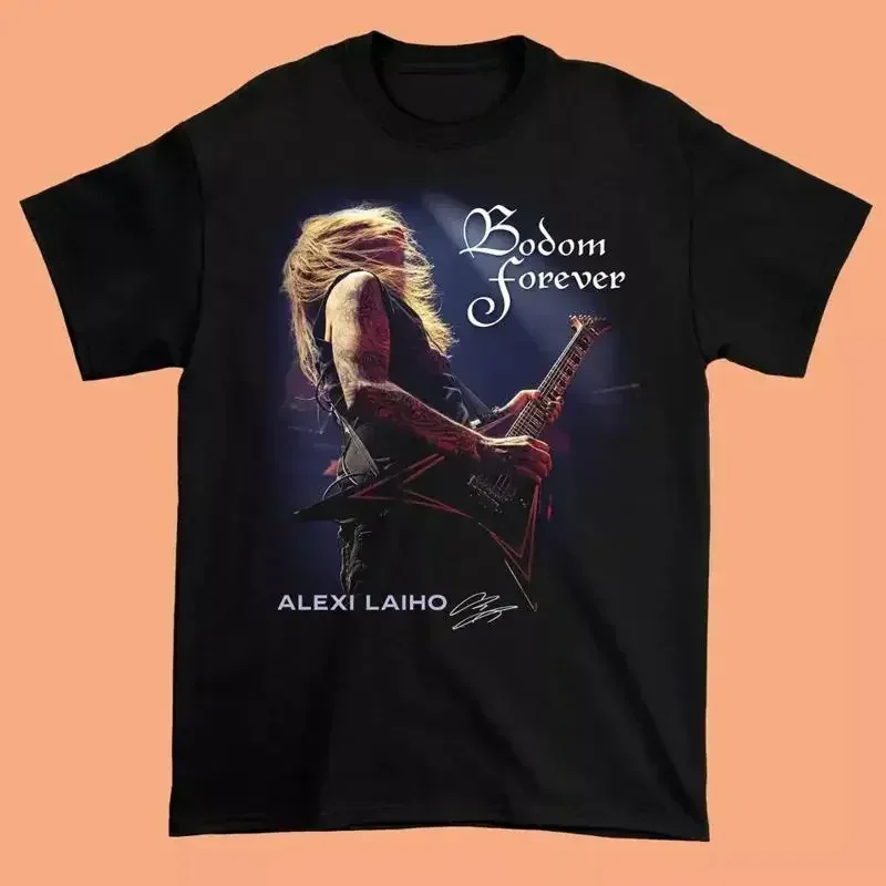 Alexi Laiho Signed For Fans Cotton Black t Shirt