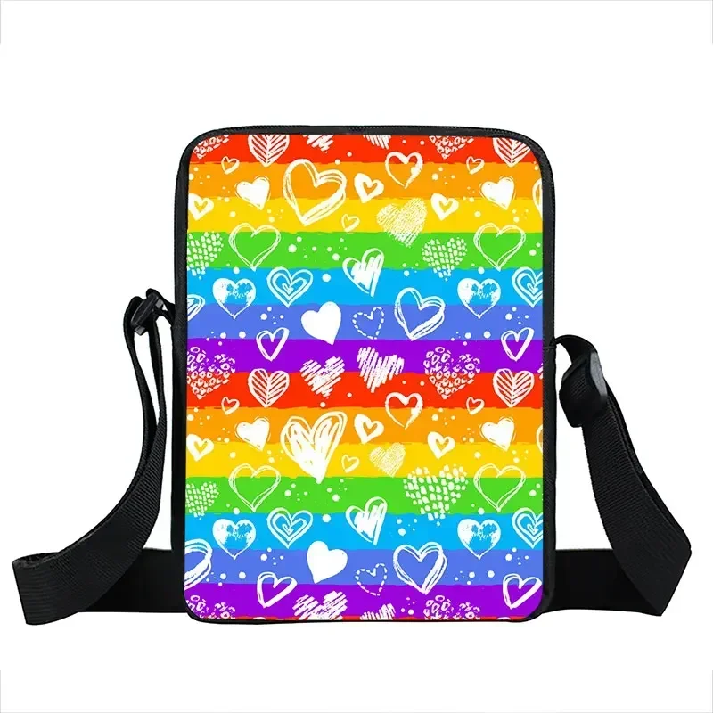 Padrão personalizado DIY Logo Messenger Bag para Mulheres, Meninas, Menino, Crossbody, Viagem, Senhoras, Embreagem, Bolsas de Ombro, Bookbags, Presente