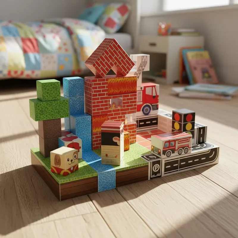 100 Stücke Magnetische Blöcke Stadt Einkaufen Thema Kostenlose Montage 3D DIY Kreative Dekor STEM Lernspielzeug Urlaub Geschenk Premium Box