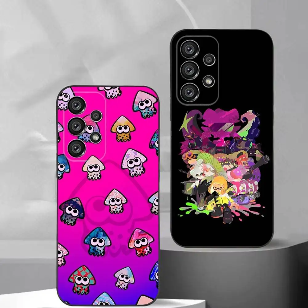 

Game S-Splatoon 3 Phone Case For Samsung S25,S24,S21,S22,S23,S30,Ultra,S20,Plus,Fe,Lite,Note,10,9,5G Black Cover