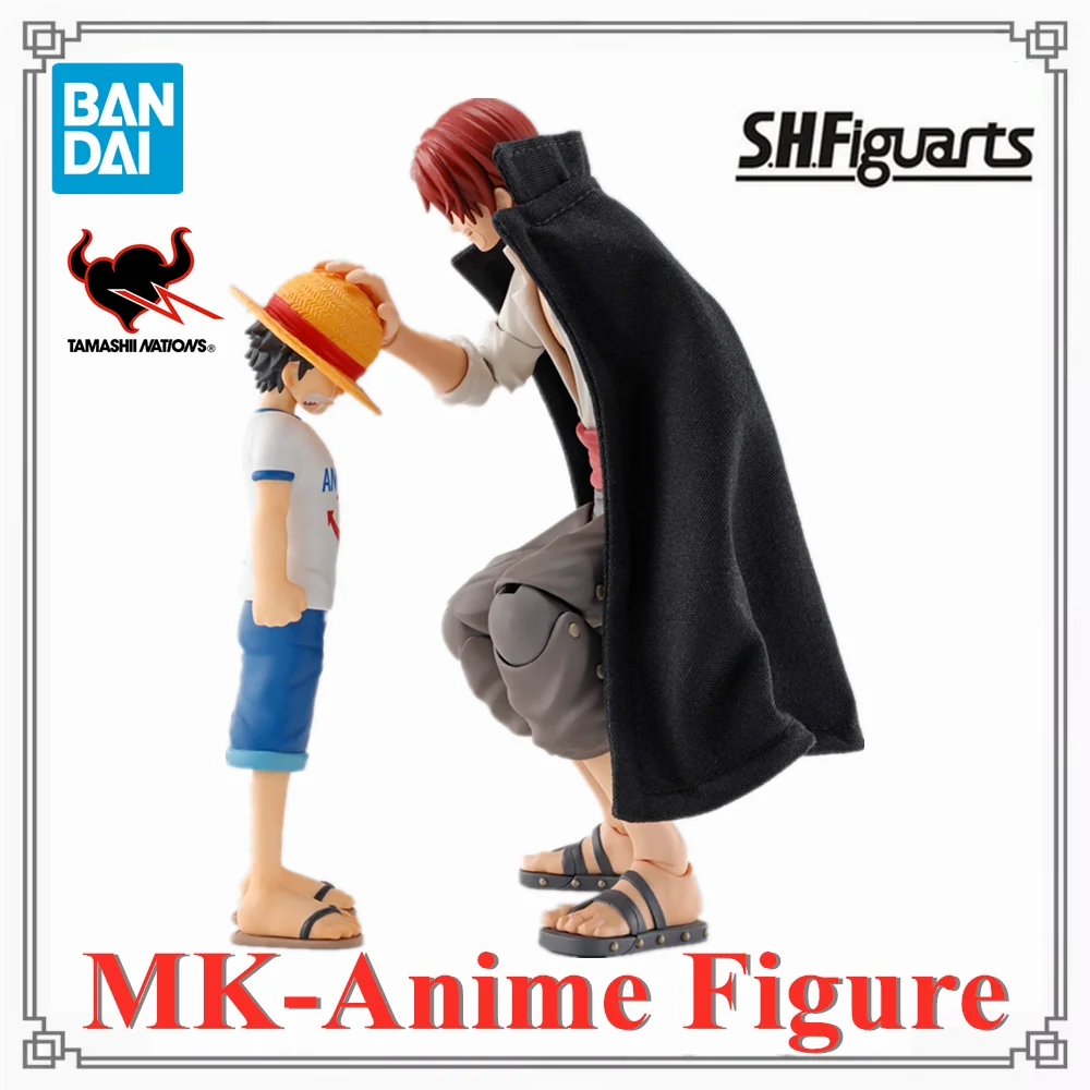 

Original BANDAI S.H.Figuarts Monky D Luffy Shanks Teenager One Piece Anime Figure Toys PVC Model Collection Doll
