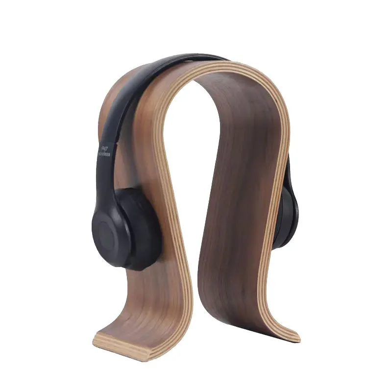 

Retro wooden earphone rack simple ornament office TV cabinet study living room