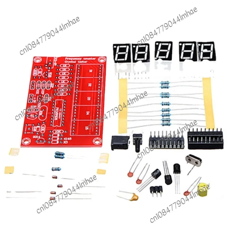 1Hz-50MHz Frequency Meter Crystal Measurement Frequency Measurement 5-digit Digital Pipe Display DIY Kit