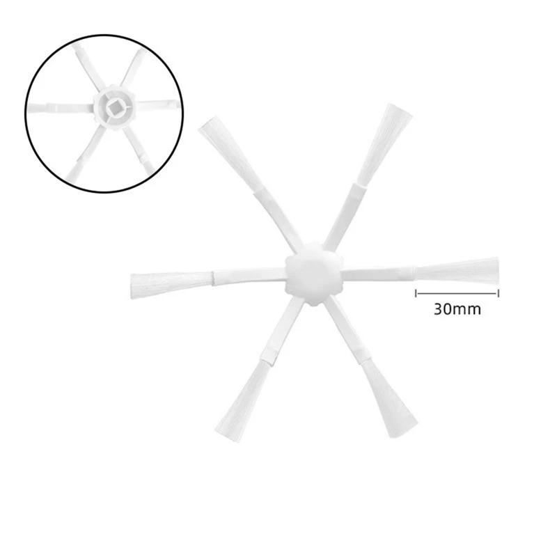 แปรงด้านข้างตัวกรอง HEPA ชุดแปรงไม้ถูพื้นหลักอะไหล่เปลี่ยนสำหรับหุ่นยนต์ Xiaomi Mi เครื่องดูดฝุ่น2 STYTJ03ZHM